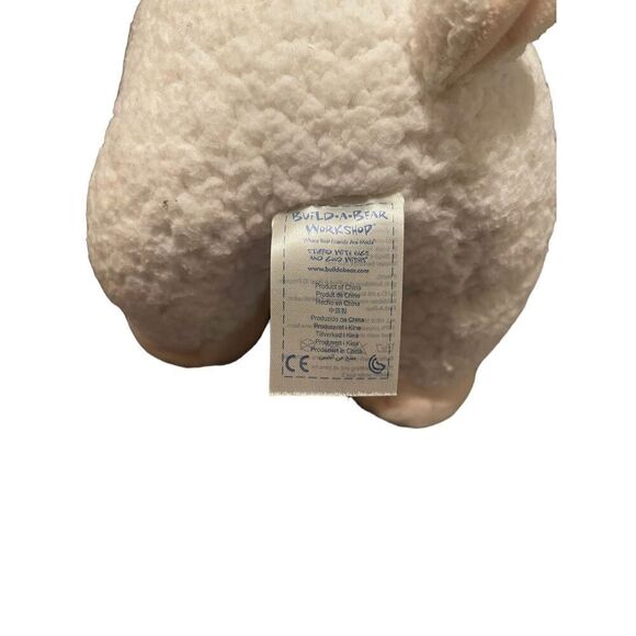 Build-A-Bear Workshop White Tan Hooves Lamb Sheep Plush Stuffed Toy - Picture 15 of 15